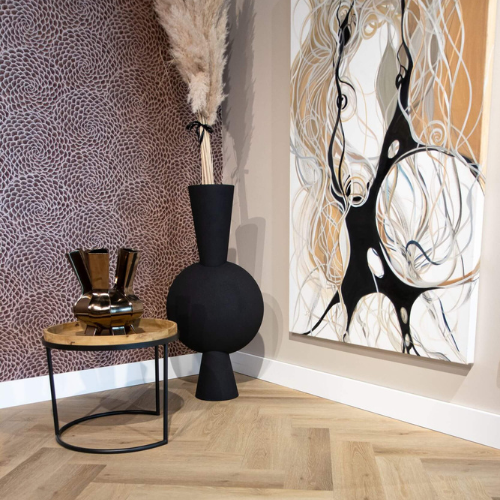 Sfeerfoto PVC zwarte vaas