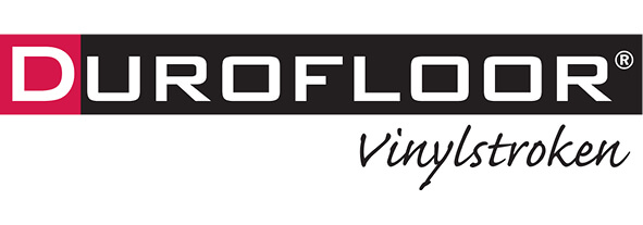 Logo van Durofloor vinylstroken, specialist in duurzame vinylvloeren.