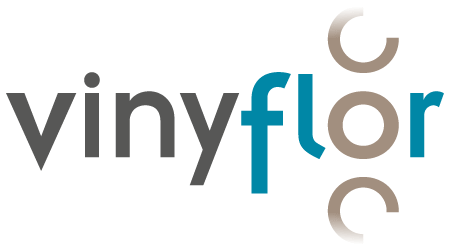Logo van Vinyflor, specialist in vinylvloeren.